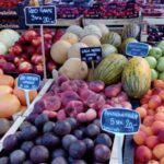 トーベヘーレン市場の色とりどりの果物